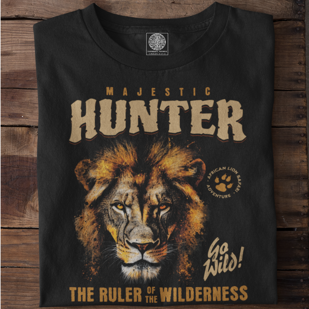 Majestic Hunter Lion T-Shirt