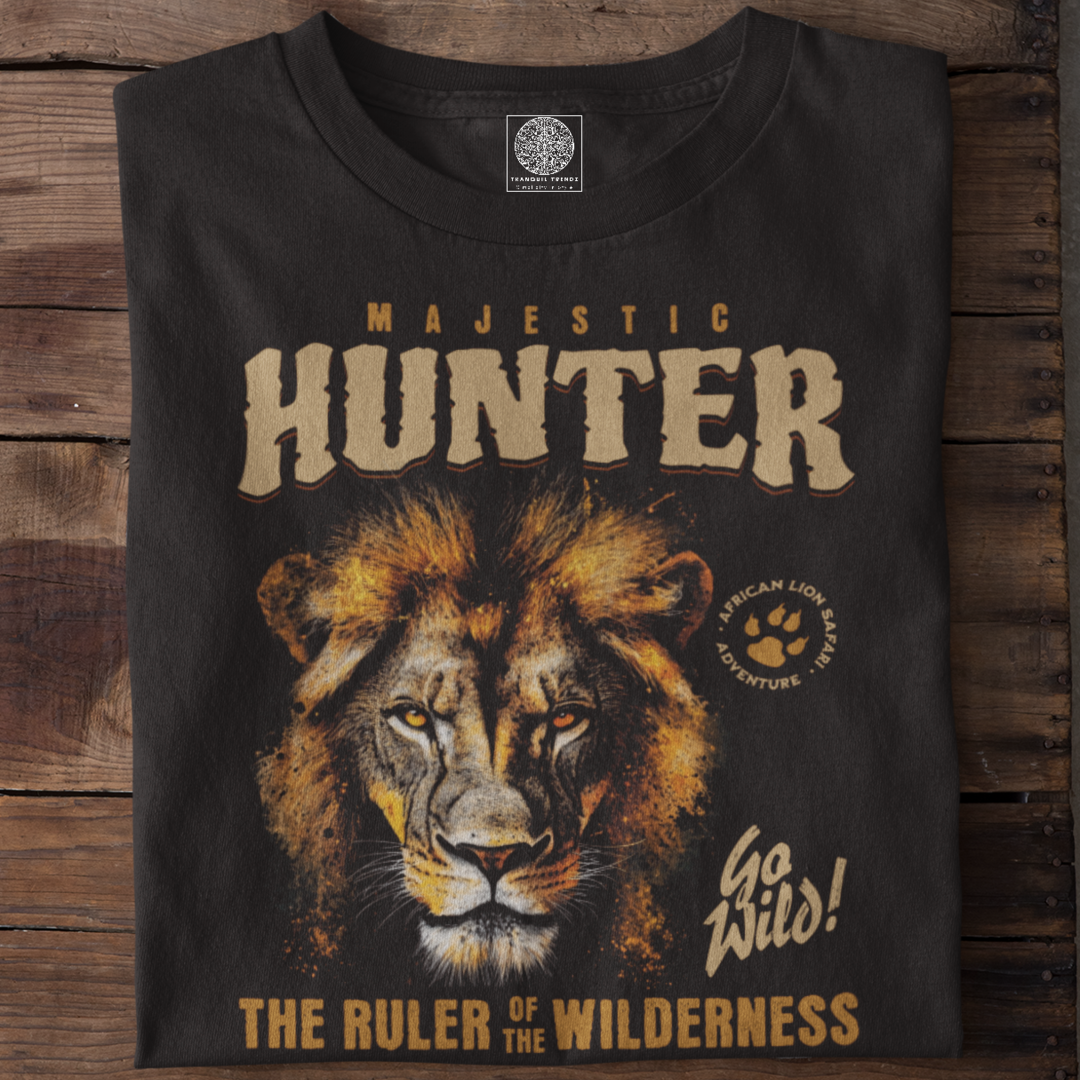 Majestic Hunter Lion T-Shirt