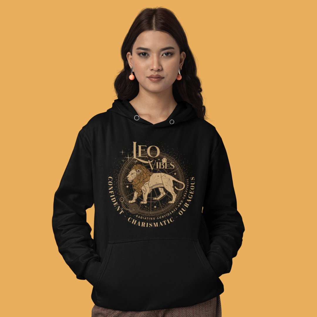 Leo Vibes Hoodie - TranquilTrendz