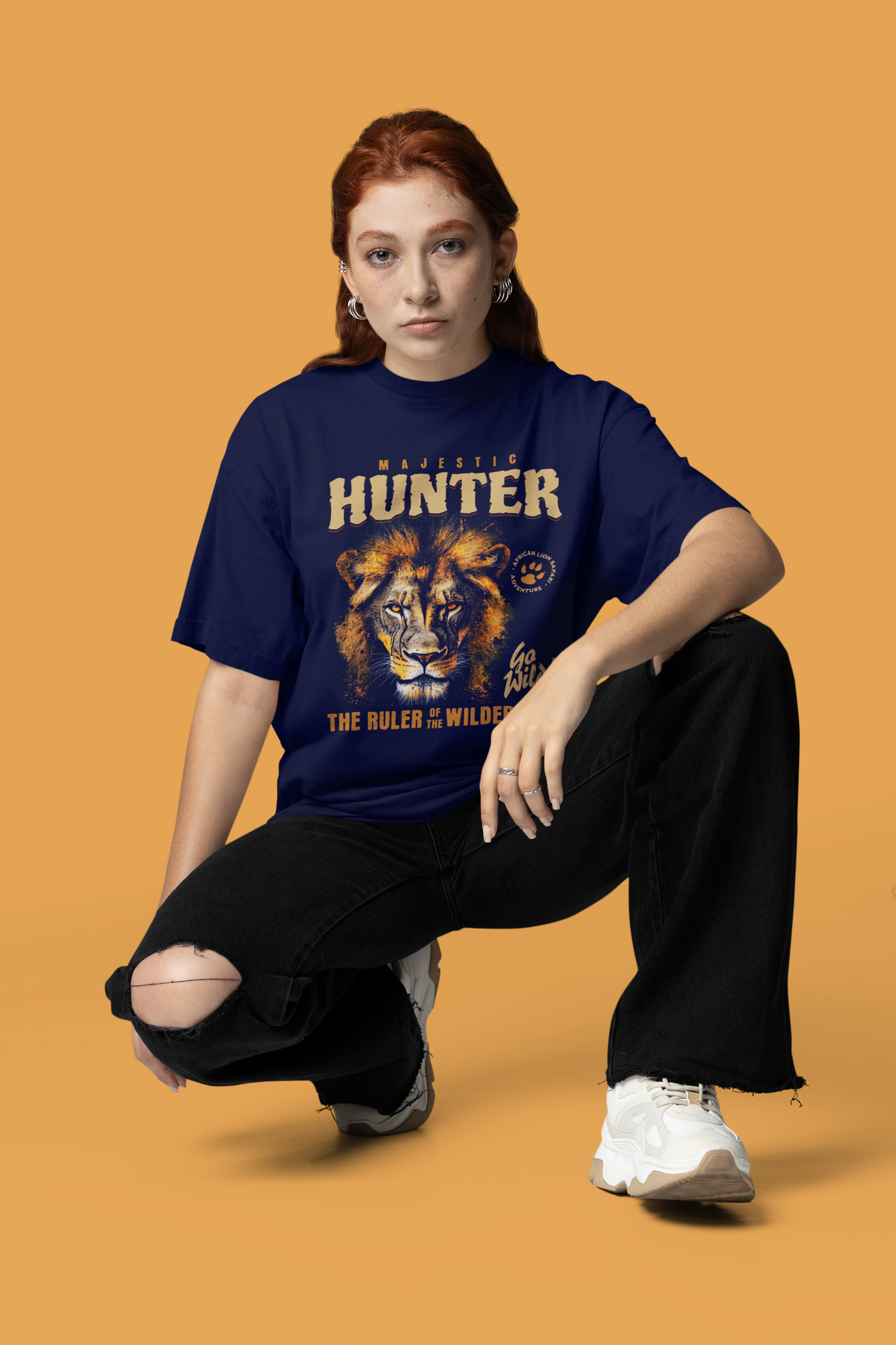 Majestic Hunter Lion T-Shirt