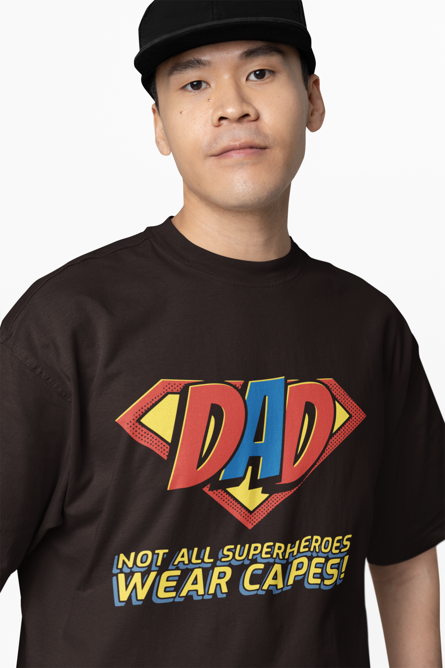 Dad Superhero No Cape Needed T-Shirt