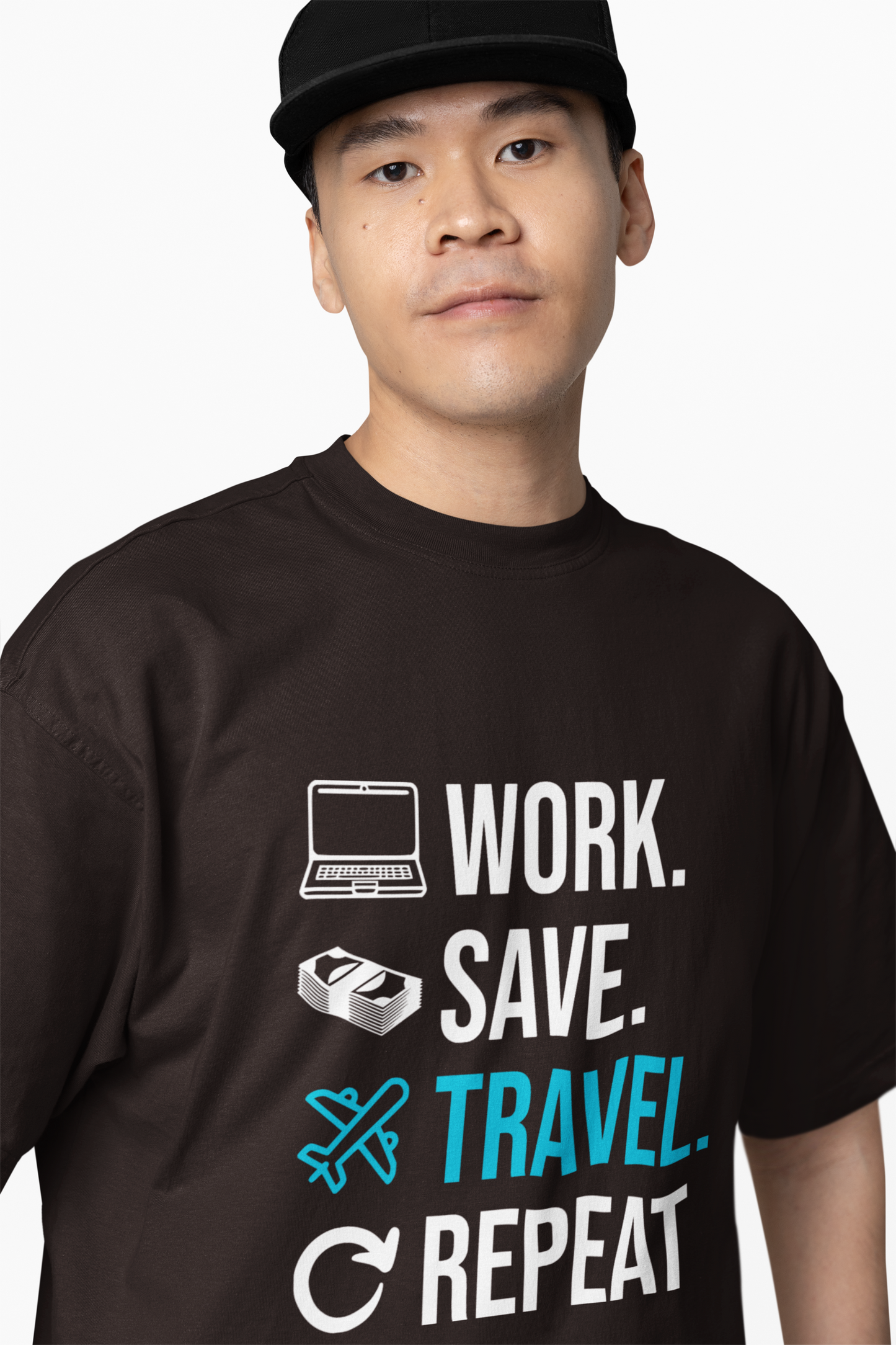 Work Save Travel Repeat T-Shirt