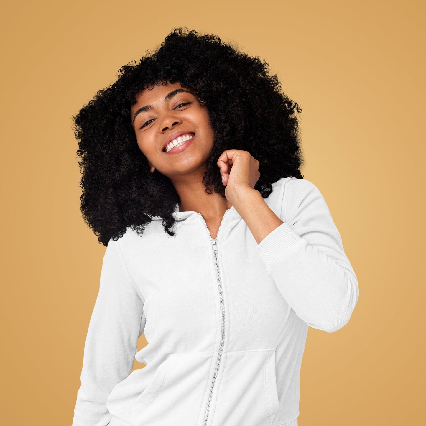 Oversized Zip Up Hoodie - TranquilTrendz