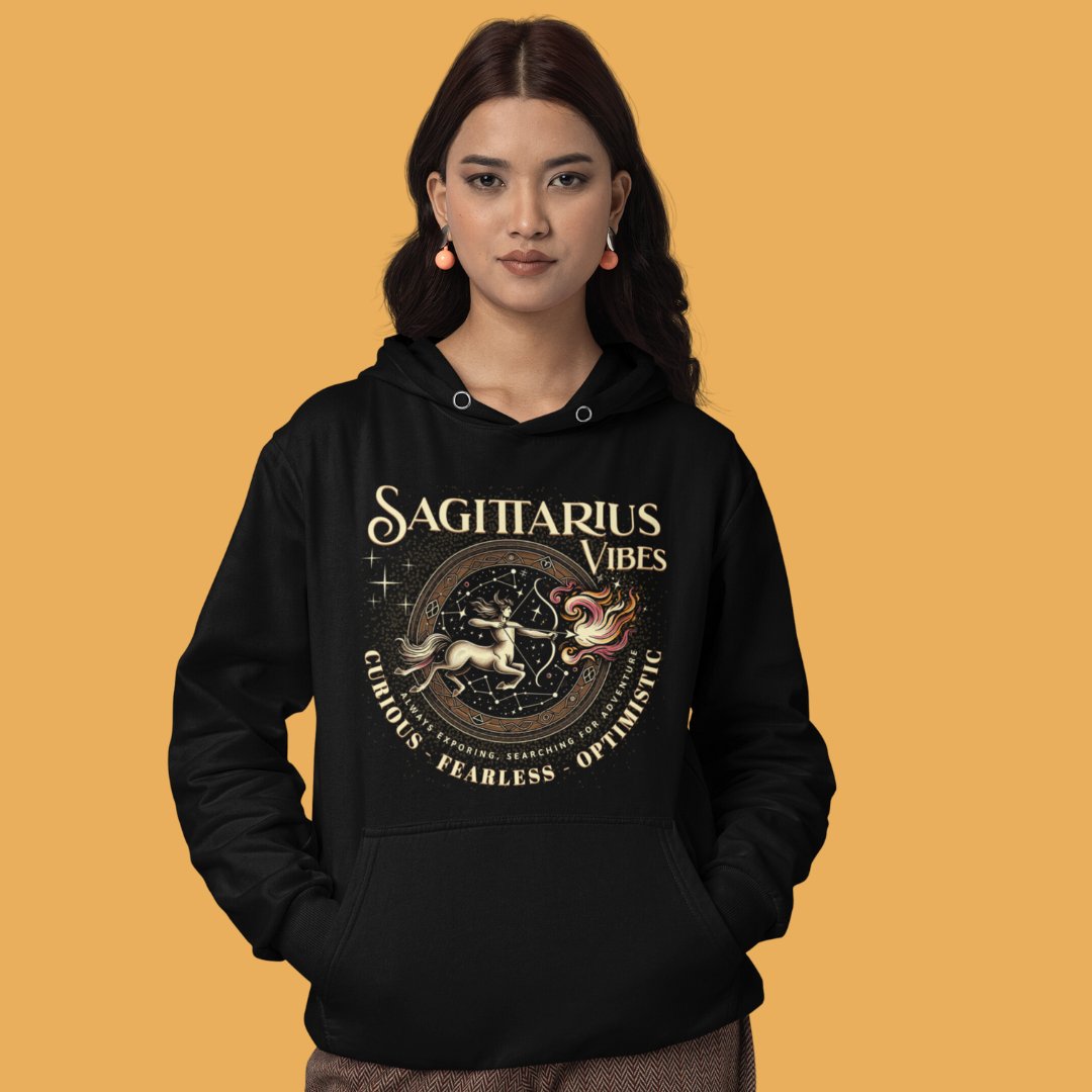 Sagittarius Vibes Hoodie - TranquilTrendz