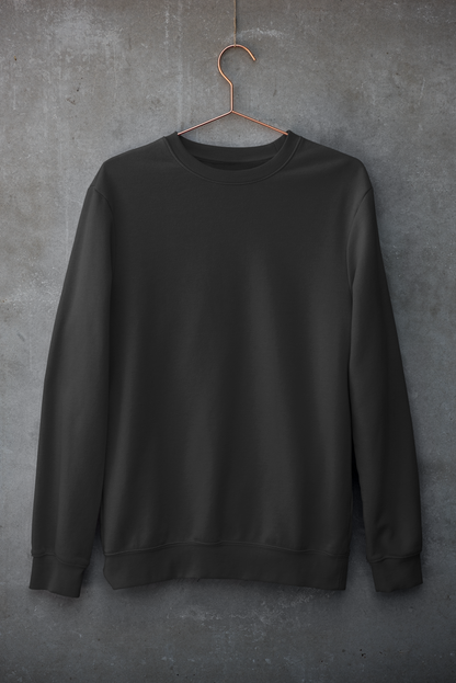 Black Unisex Winter SweatShirt