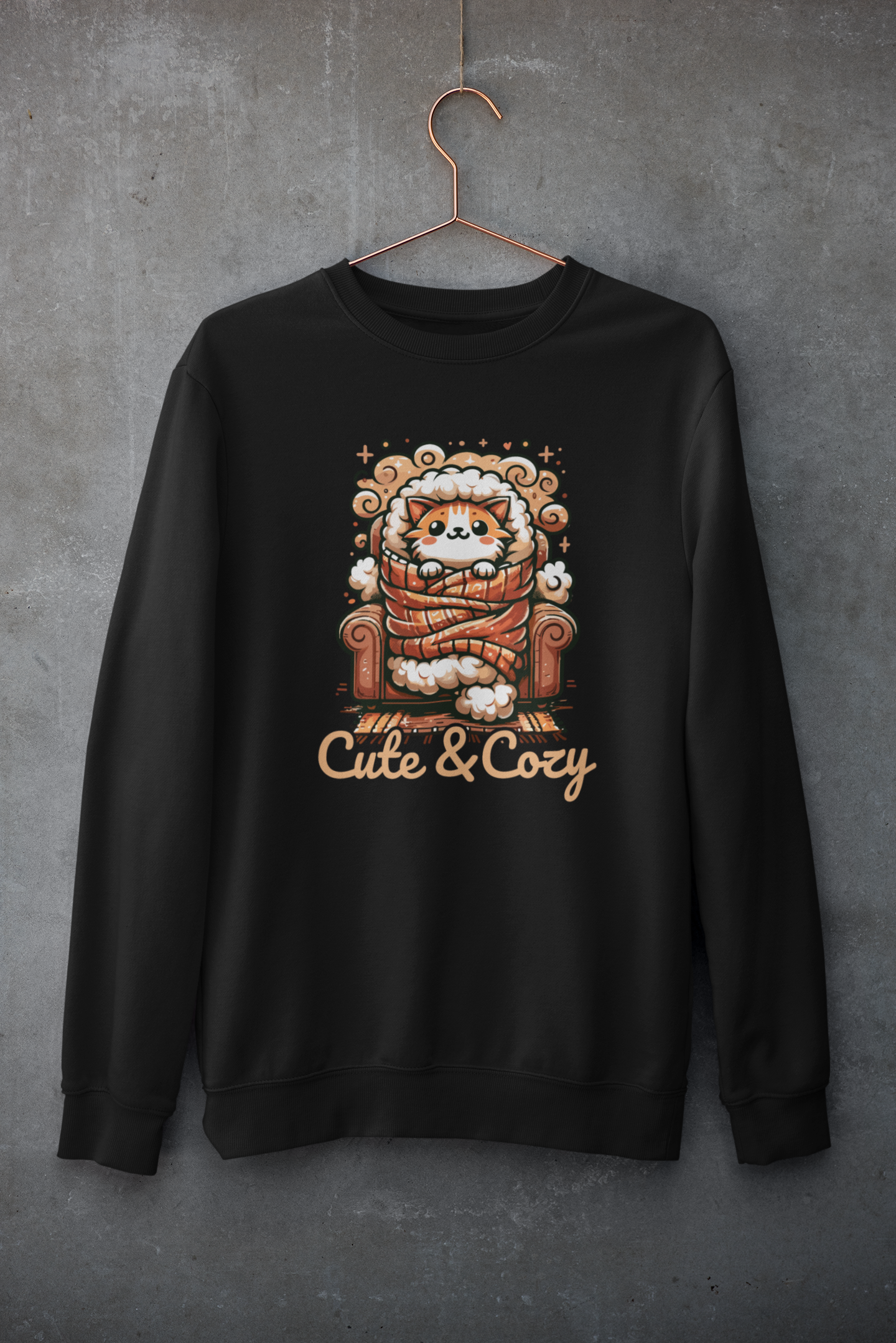 Cute and Cozy Cat Lovers Sweatshirt