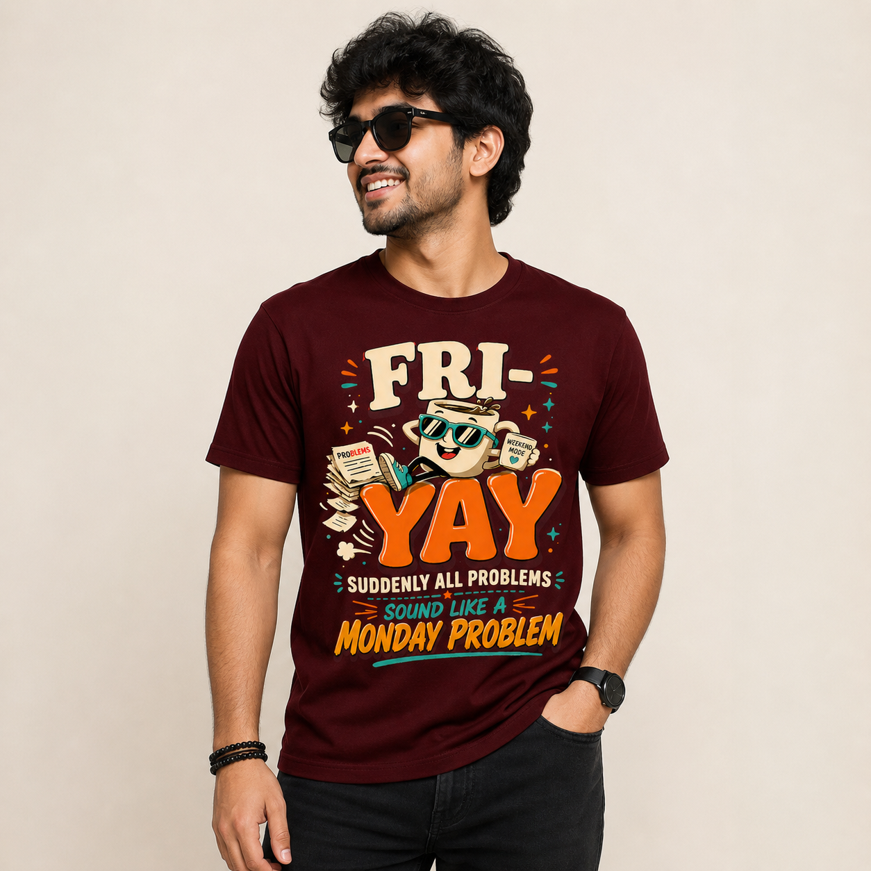 Friday Yay Funny Weekend Work Humor T-Shirt