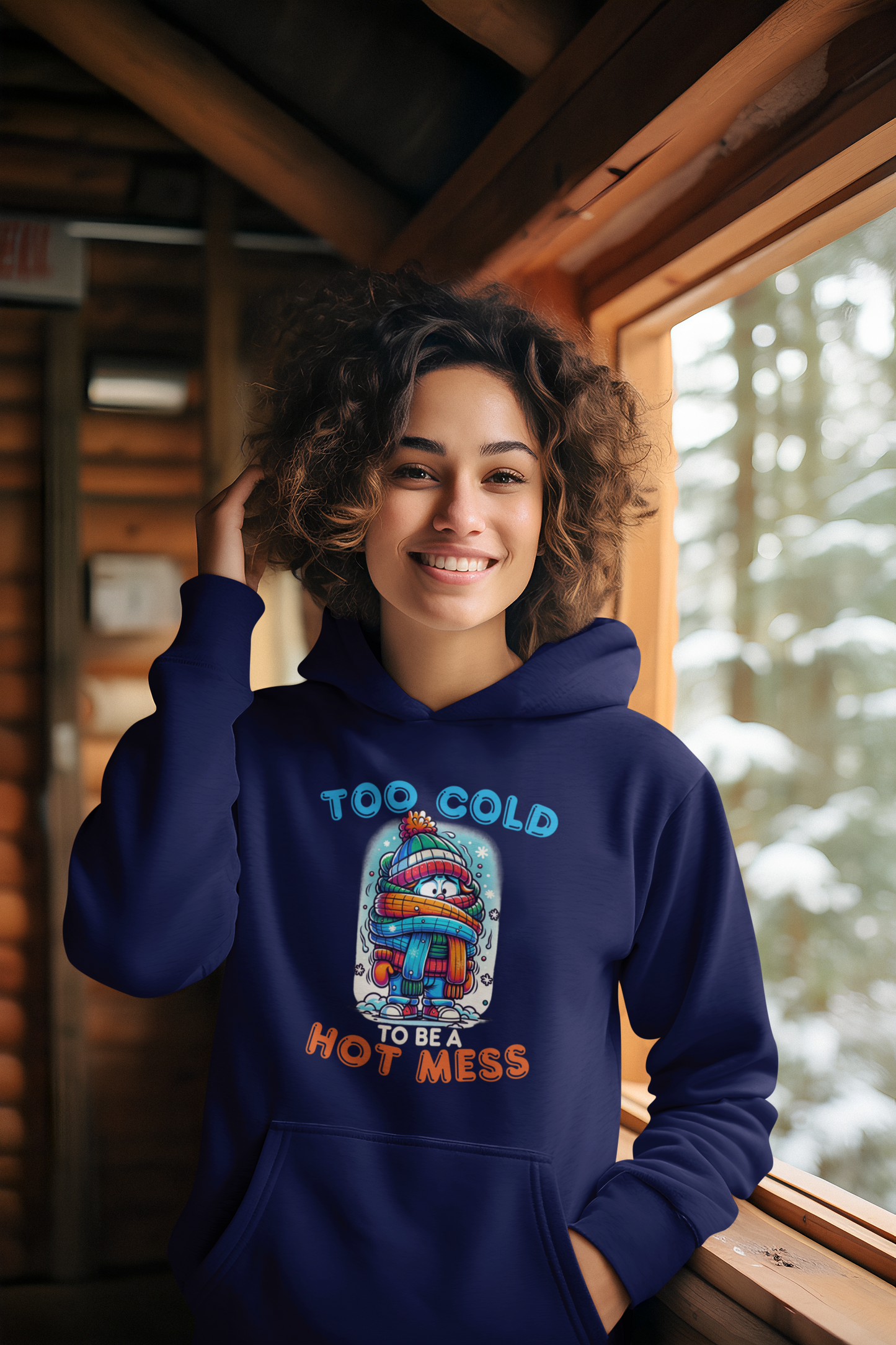 Too Cold To Be a Hot Mess Hoodie