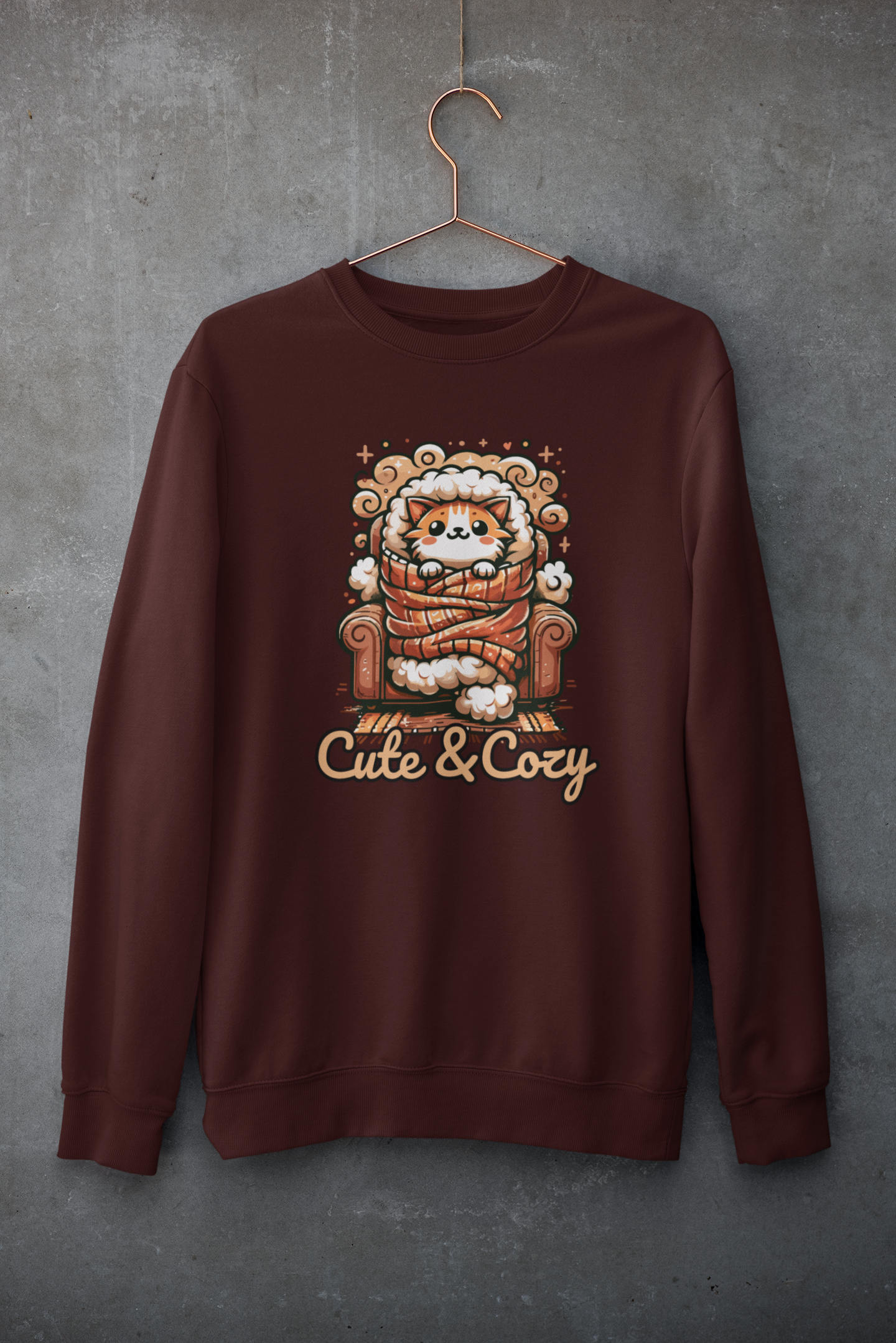 Cute and Cozy Cat Lovers Sweatshirt