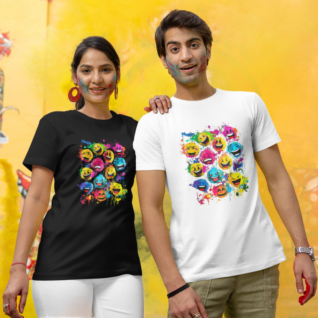 Vibrant Emoticon T-Shirt