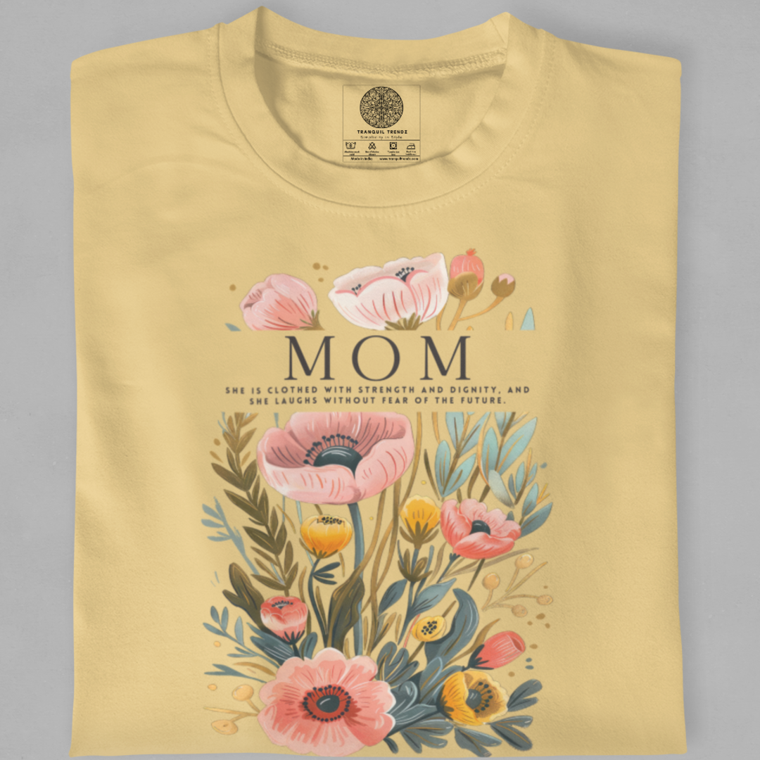 Floral Grace Mom T-Shirt