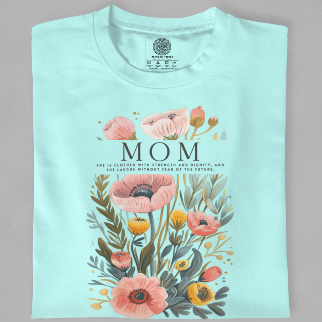 Floral Grace Mom T-Shirt