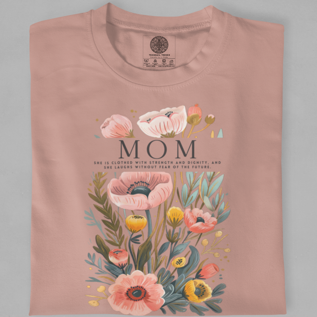 Floral Grace Mom T-Shirt