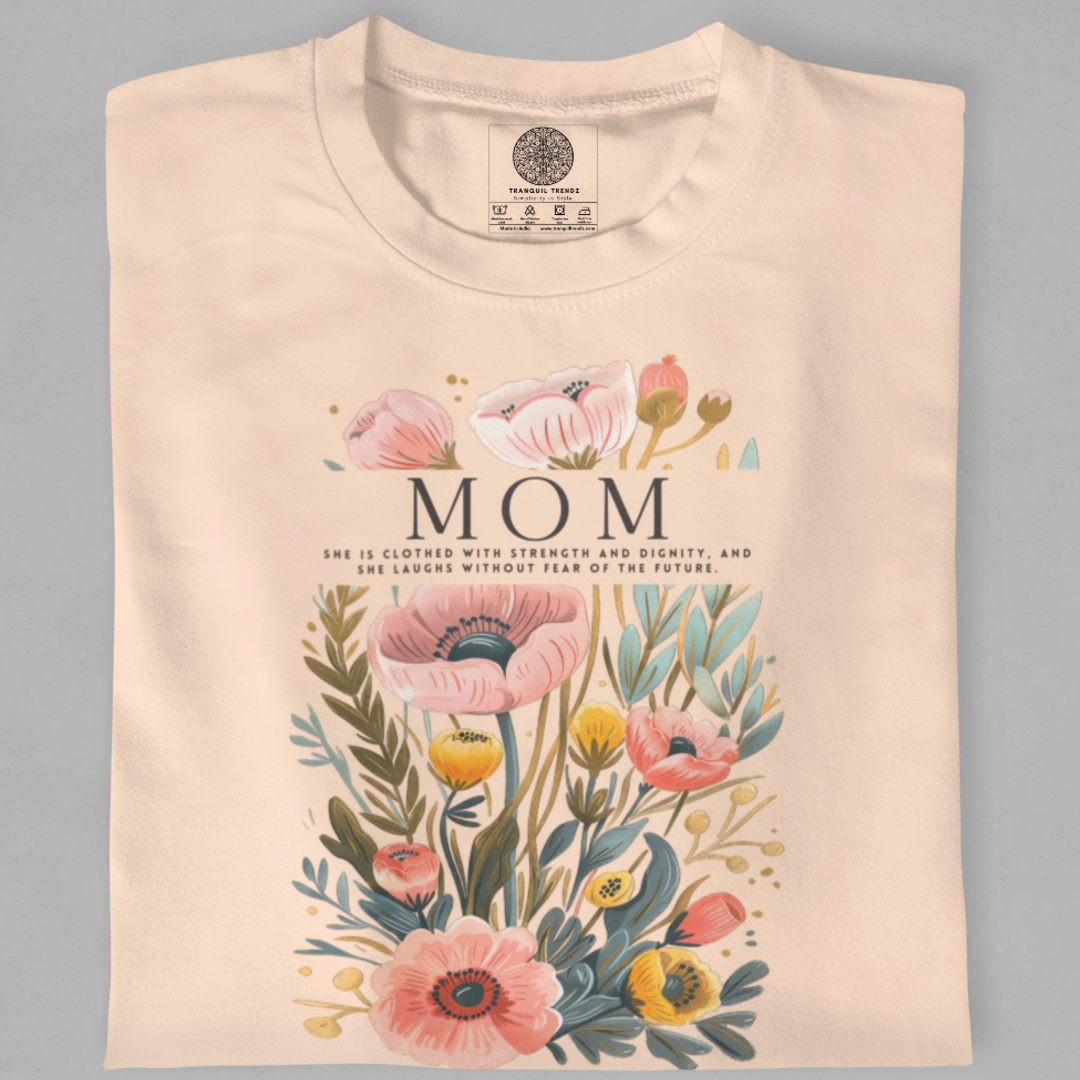 Floral Grace Mom T-Shirt