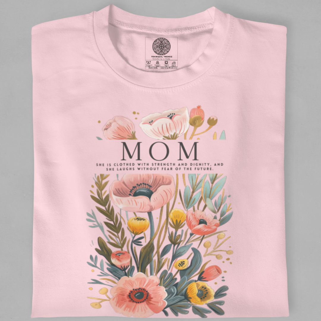 Floral Grace Mom T-Shirt