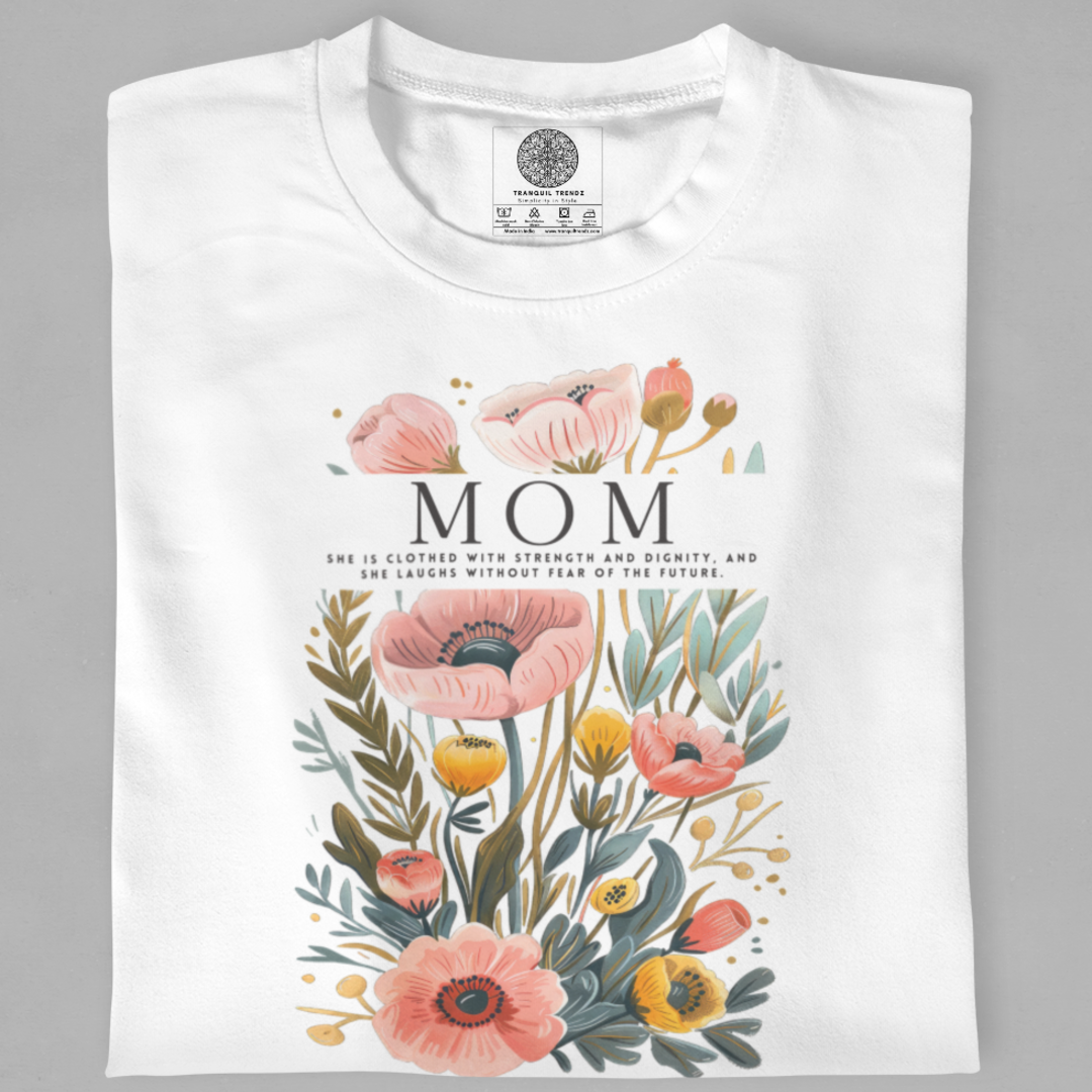 Floral Grace Mom T-Shirt