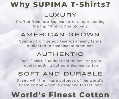 SUPIMA : Black T-Shirt