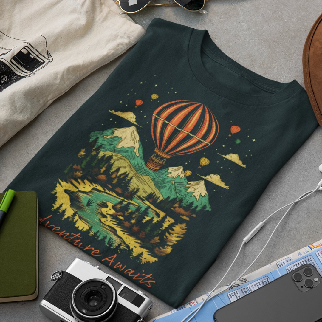 Adventure Awaits T-Shirt - TranquilTrendz