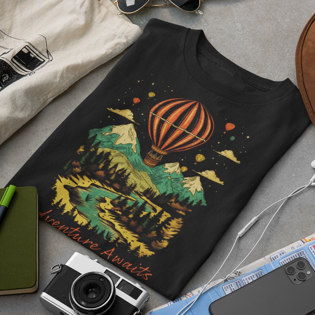 Adventure Awaits T-Shirt - TranquilTrendz