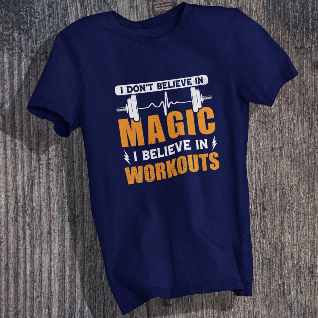 Believe in Workouts T-Shirt - TranquilTrendz