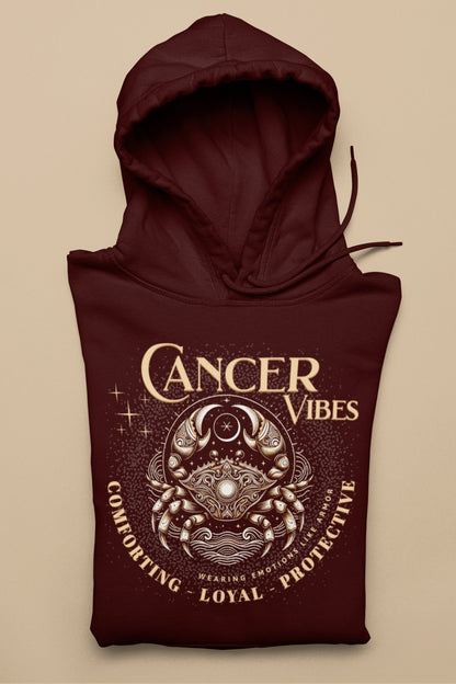 Cancer Vibes Hoodie - TranquilTrendz
