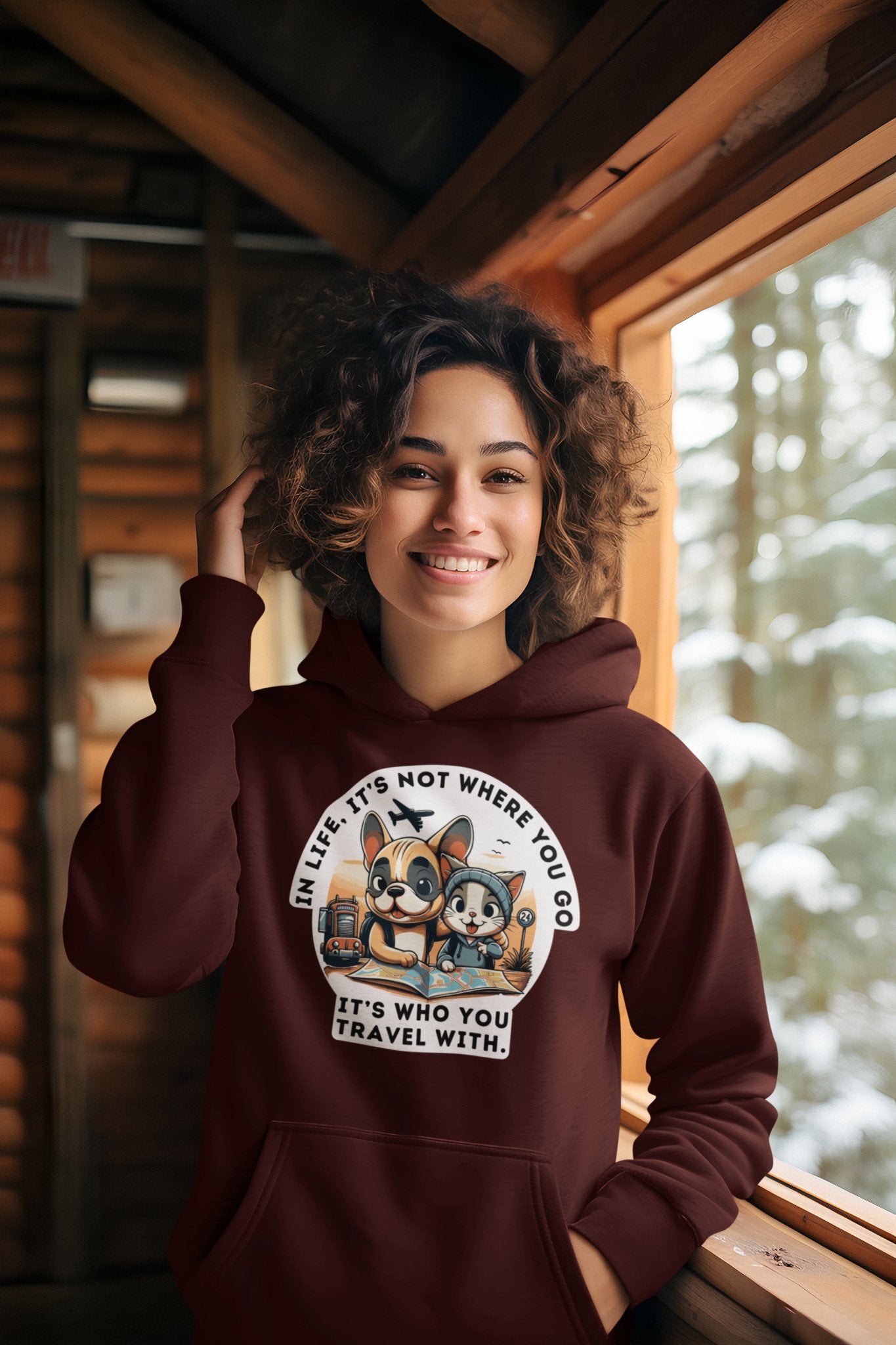 Companion Paws Travel Hoodie - TranquilTrendz