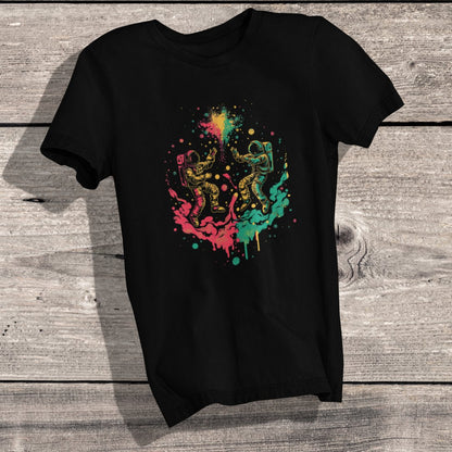 Cosmic Color Dance T-Shirt - TranquilTrendz