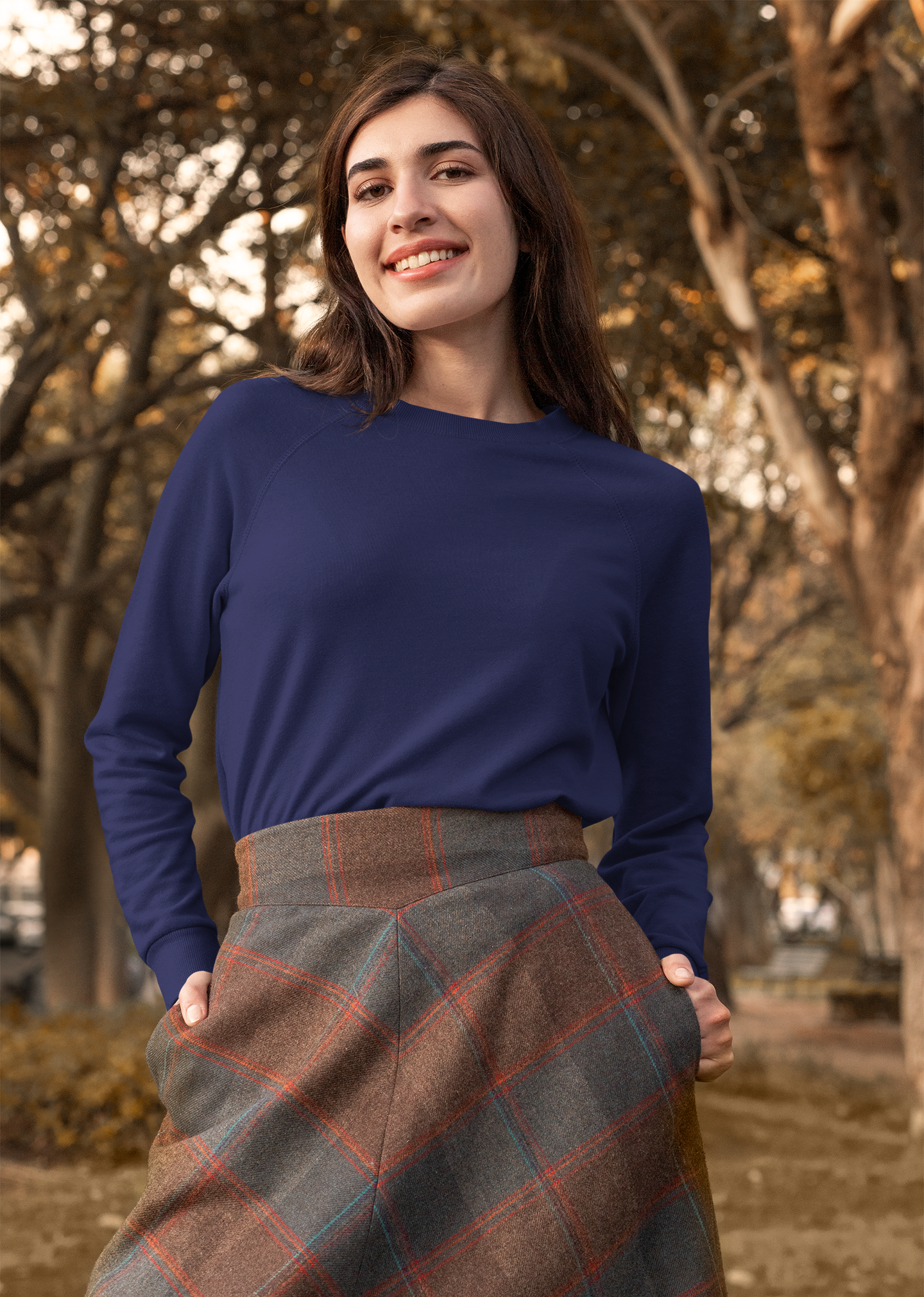 Navy Blue Unisex Winter SweatShirt