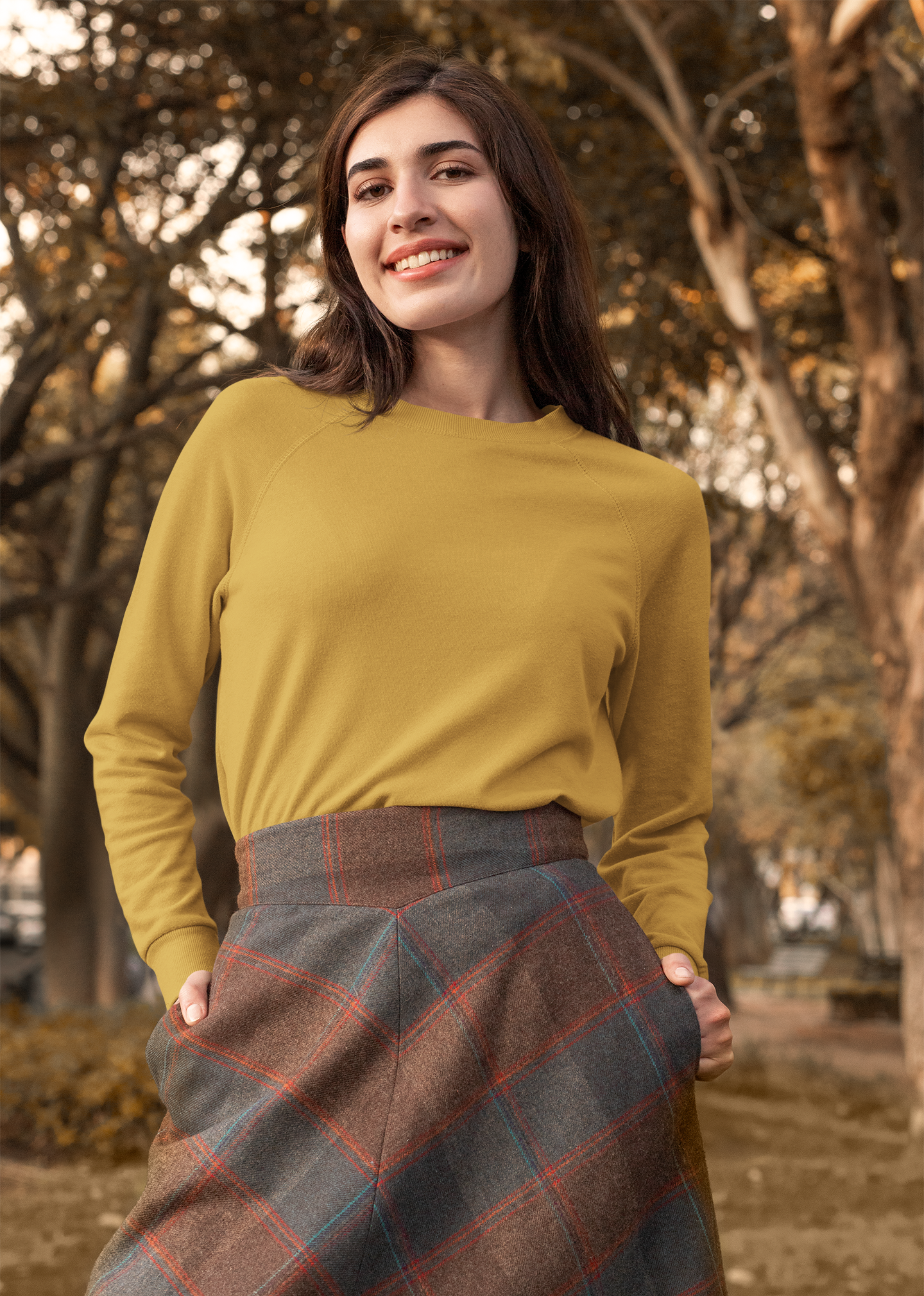 Mustard Yellow Unisex Winter SweatShirt