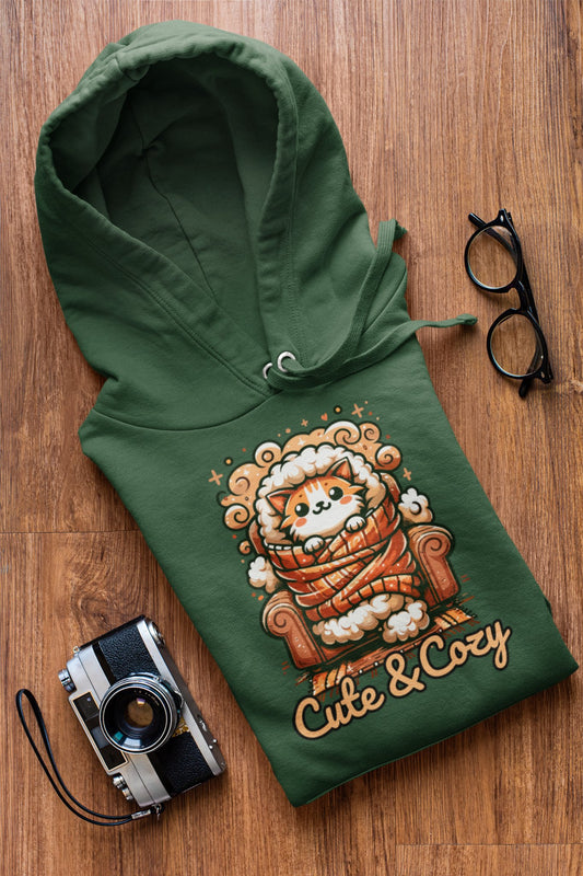 Cute and Cozy Cat Lovers Hoodie - TranquilTrendz