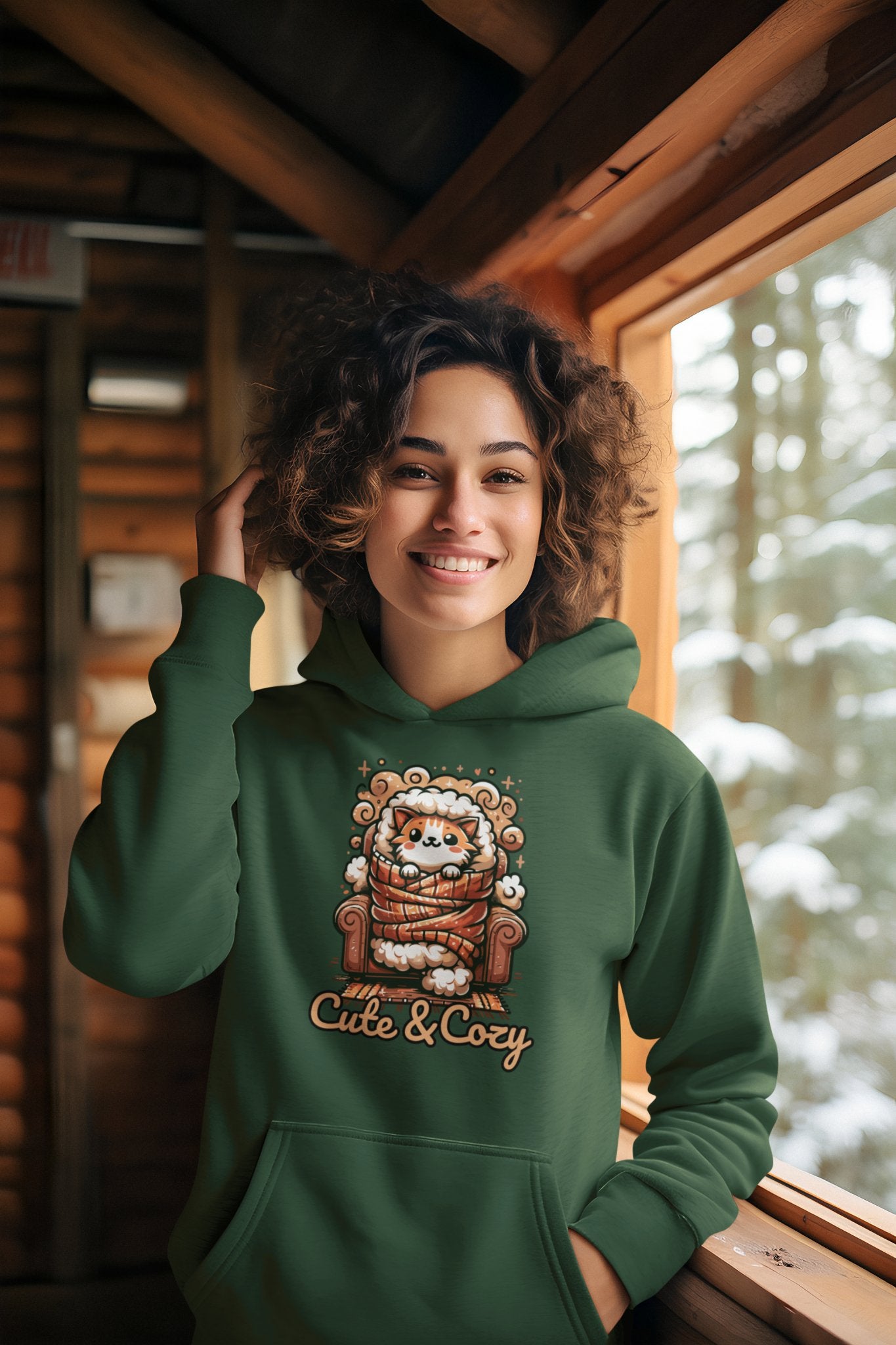 Cute and Cozy Cat Lovers Hoodie - TranquilTrendz