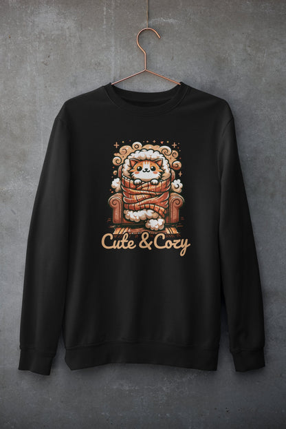 Cute and Cozy Cat Lovers Sweatshirt - TranquilTrendz