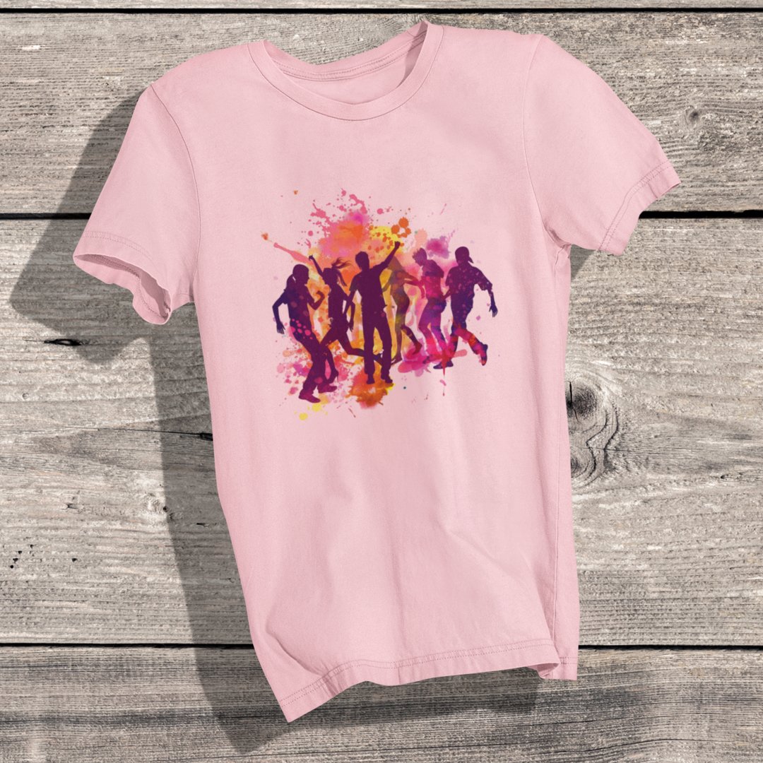 Dance of Colors T-Shirt - TranquilTrendz