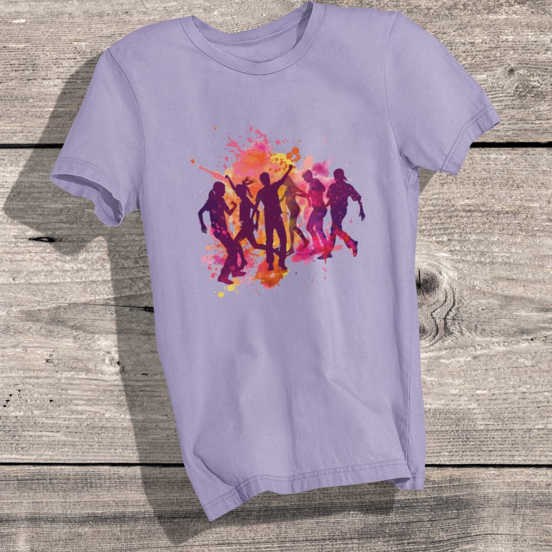 Dance of Colors T-Shirt - TranquilTrendz