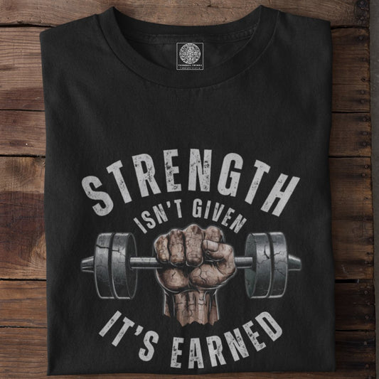 Earned Strength - Workout Motivation - TranquilTrendz