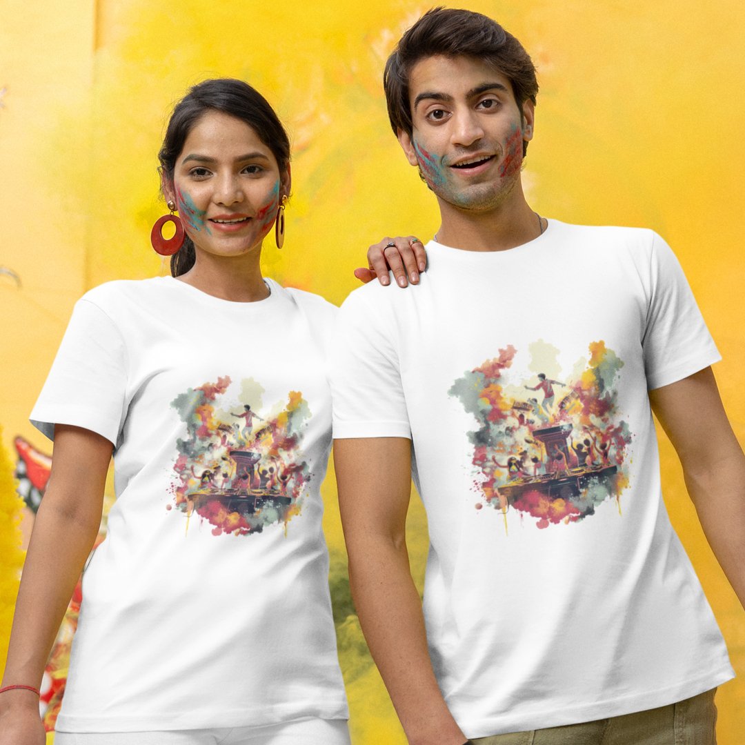 Festival of Colors Burst T-Shirt - TranquilTrendz