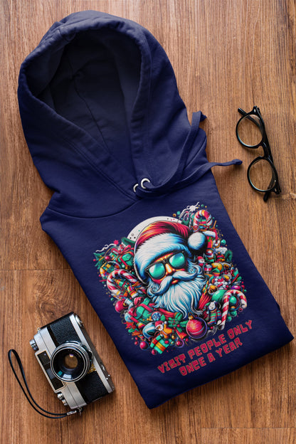 Festive Santa Hoodie - TranquilTrendz