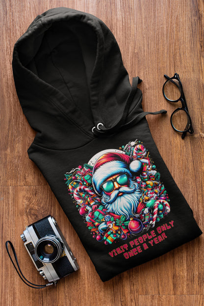 Festive Santa Hoodie - TranquilTrendz