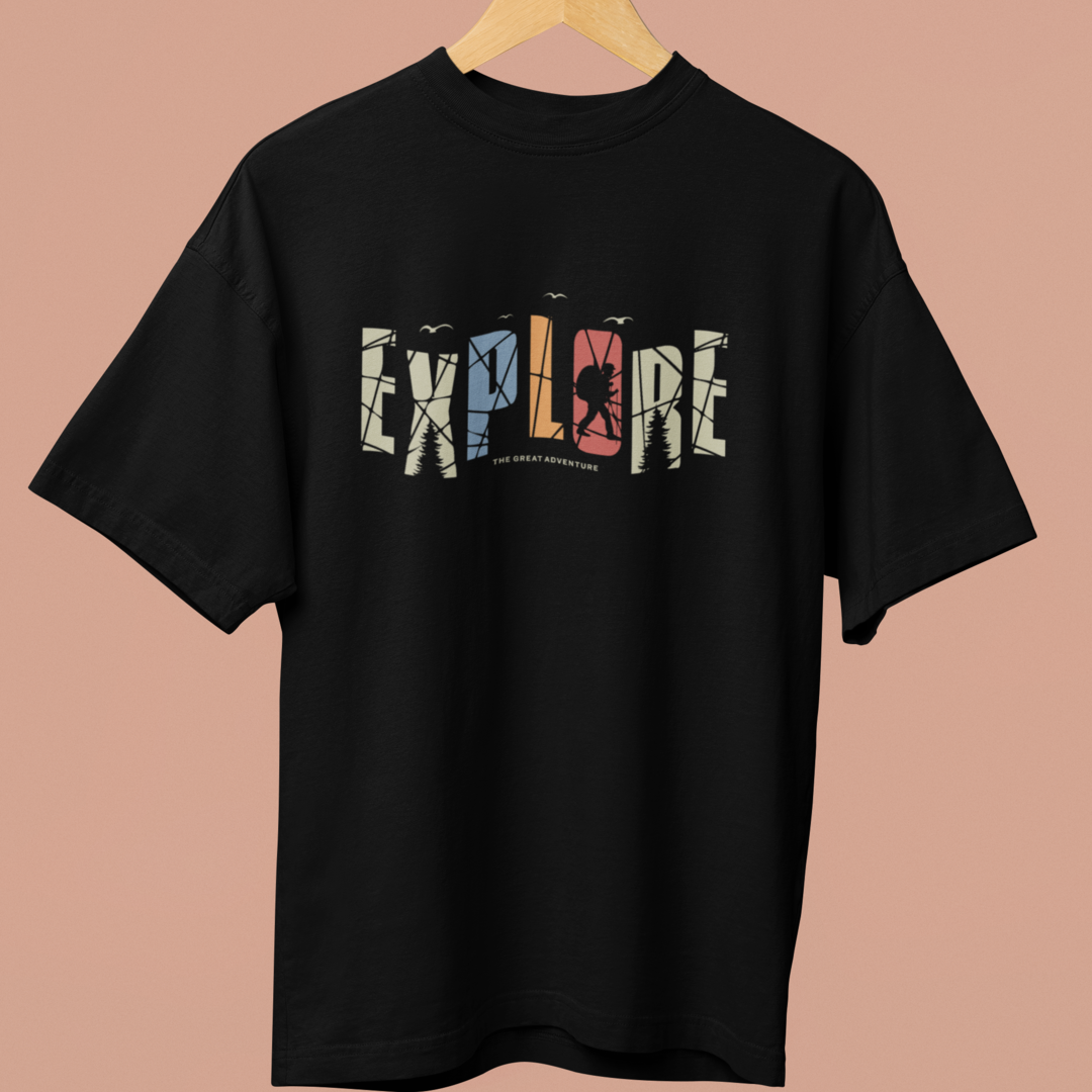 Explore The Great Adventure Oversized T-Shirt