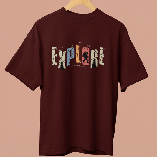 Explore The Great Adventure Oversized T-Shirt