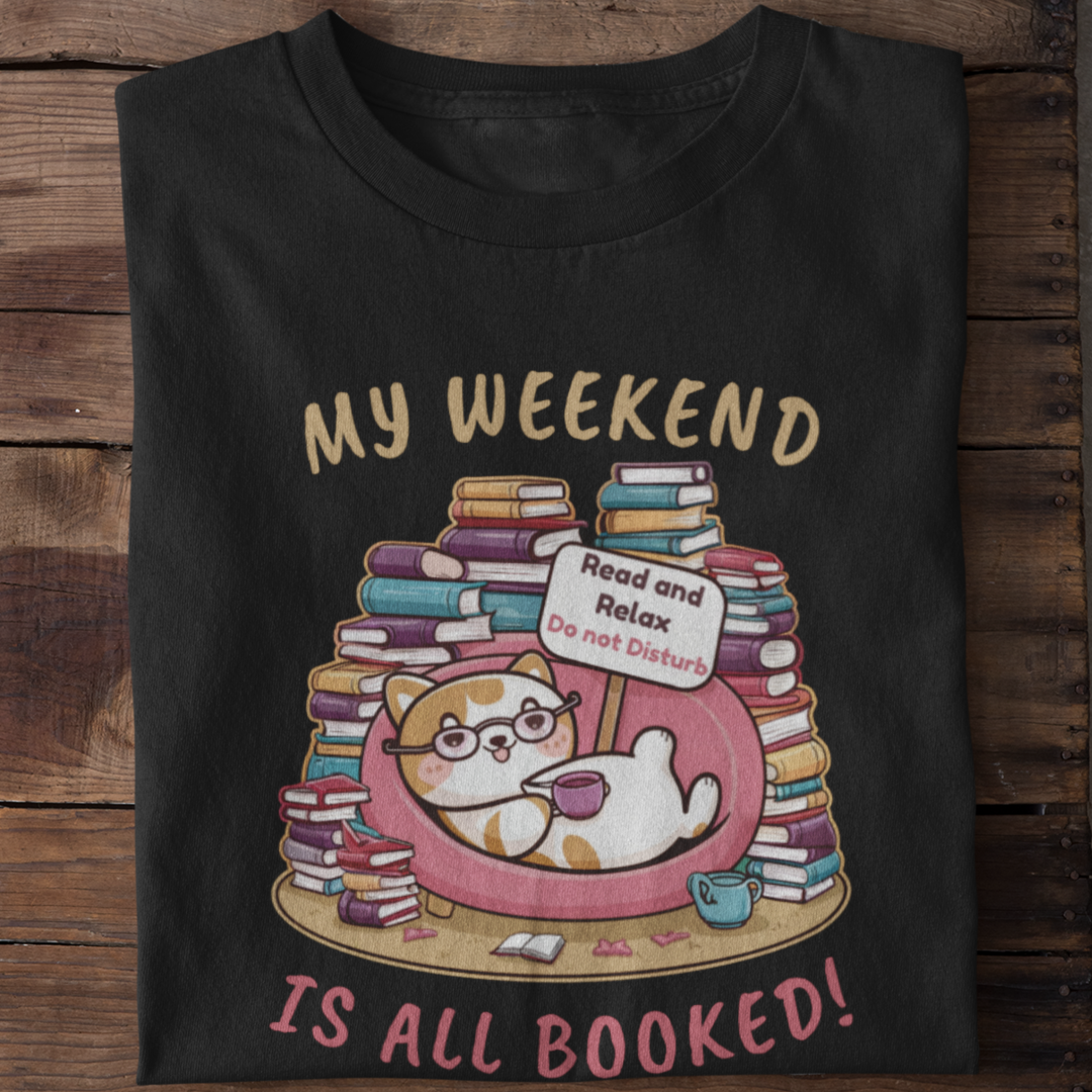 Relaxing Reader - My Weekend Booked T-Shirt