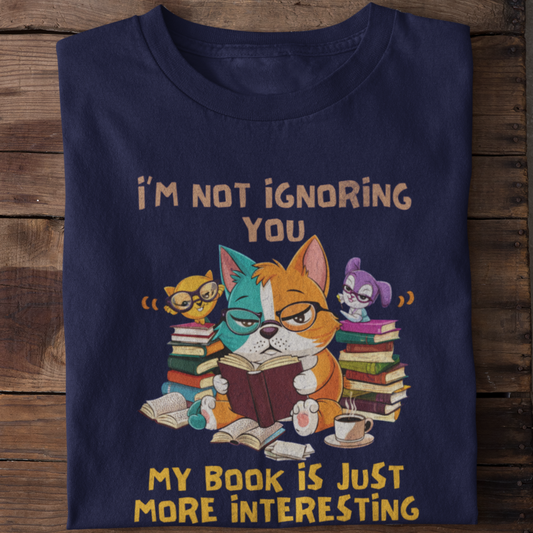 Engrossed Reader - Interesting Book T-Shirt