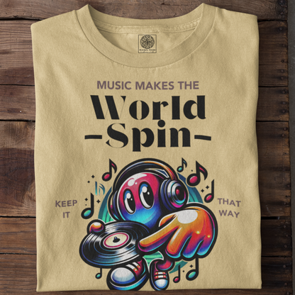 Music Makes The World Spin T-Shirt