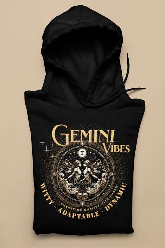 Gemini Vibes Hoodie - TranquilTrendz