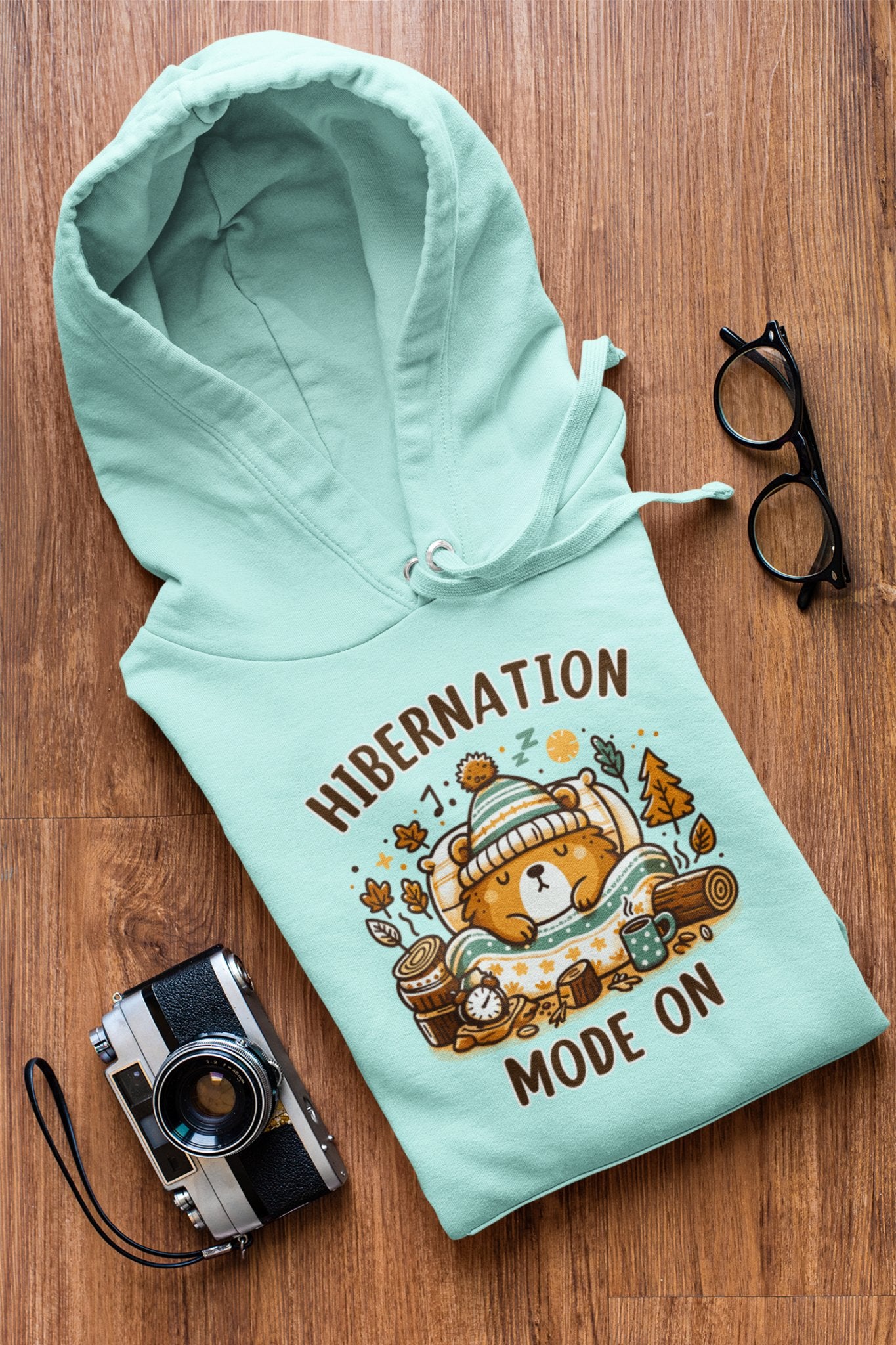 Hibernation Mode On Hoodie - TranquilTrendz