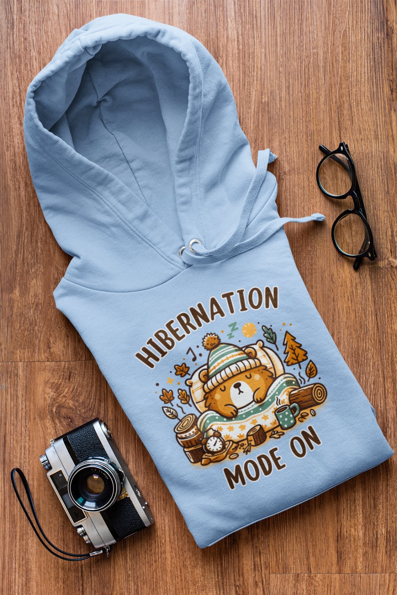 Hibernation Mode On Hoodie - TranquilTrendz