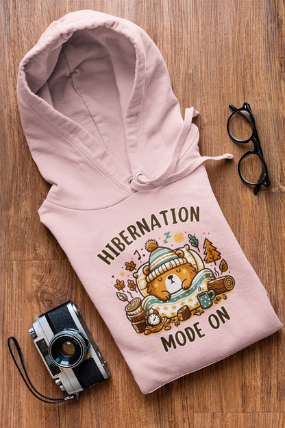 Hibernation Mode On Hoodie - TranquilTrendz