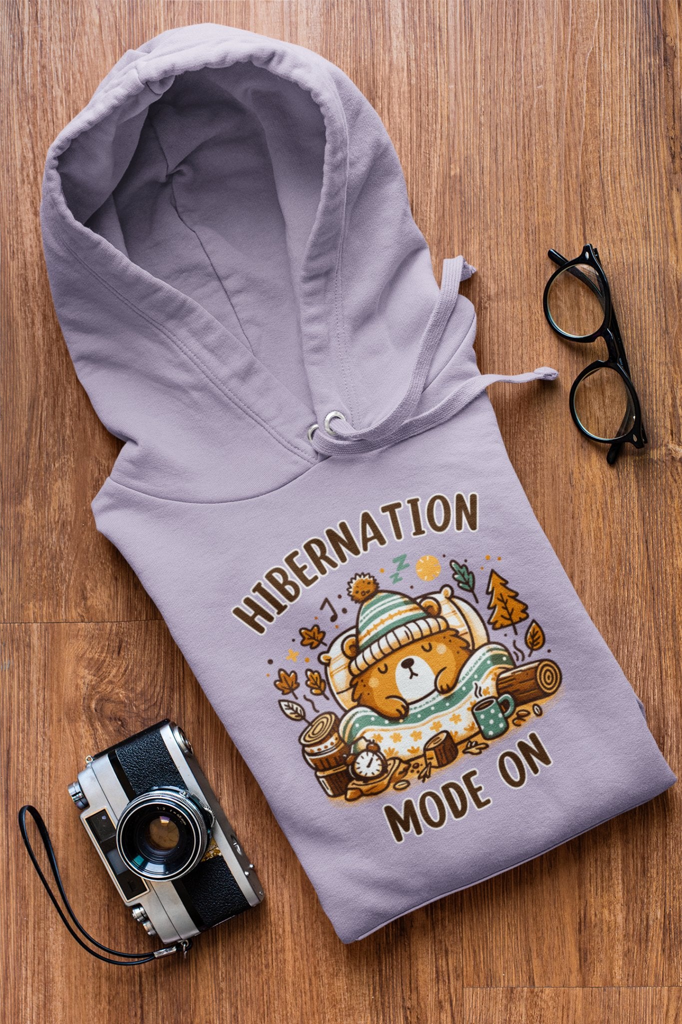 Hibernation Mode On Hoodie - TranquilTrendz