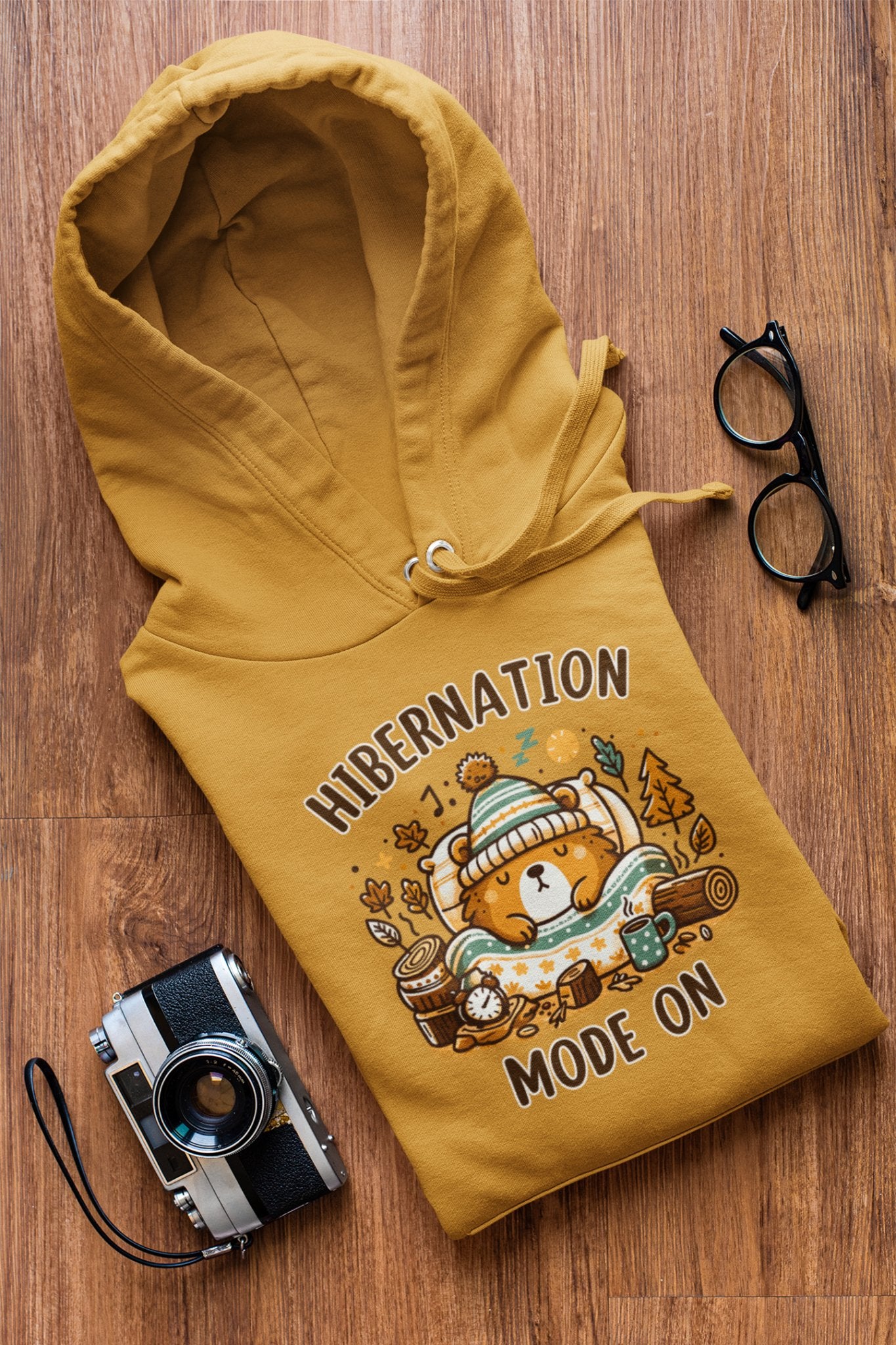 Hibernation Mode On Hoodie - TranquilTrendz