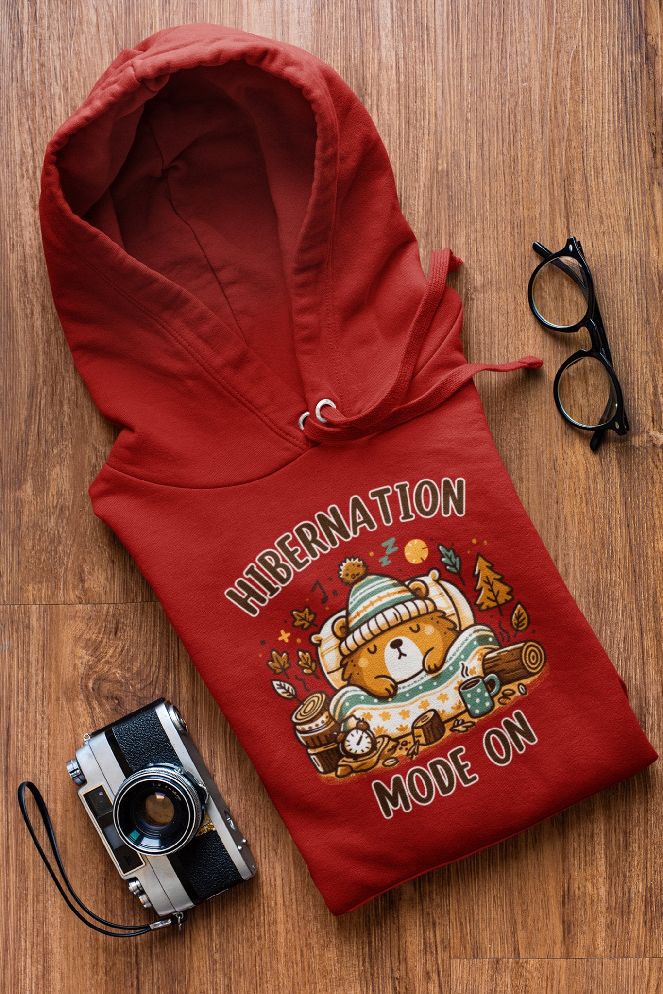 Hibernation Mode On Hoodie - TranquilTrendz